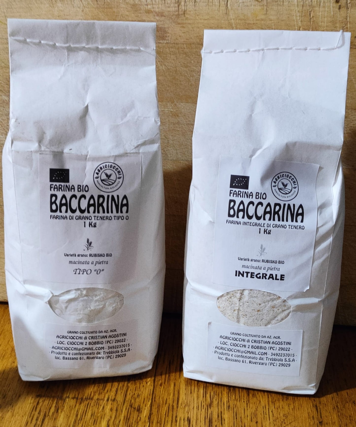 Farina biologica di grani della Val Trebbia – integrale e tipo 0